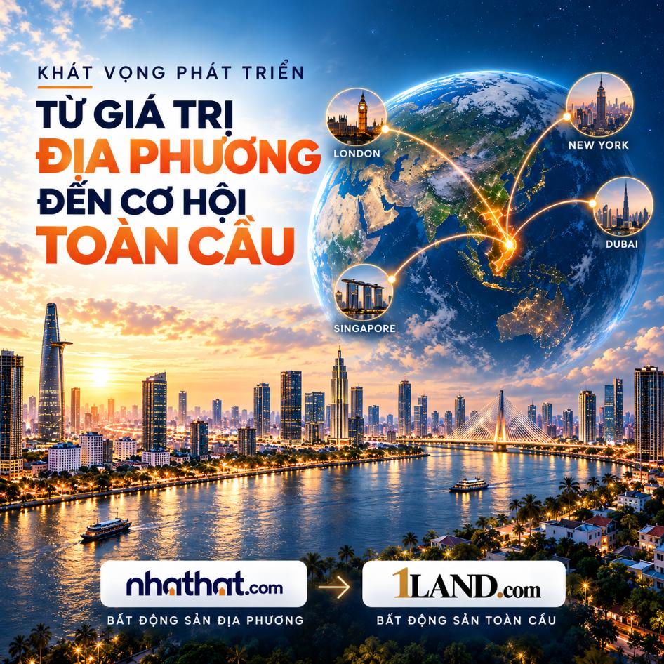 Từ bất động sản địa phương đến bất động sả toàn cầu